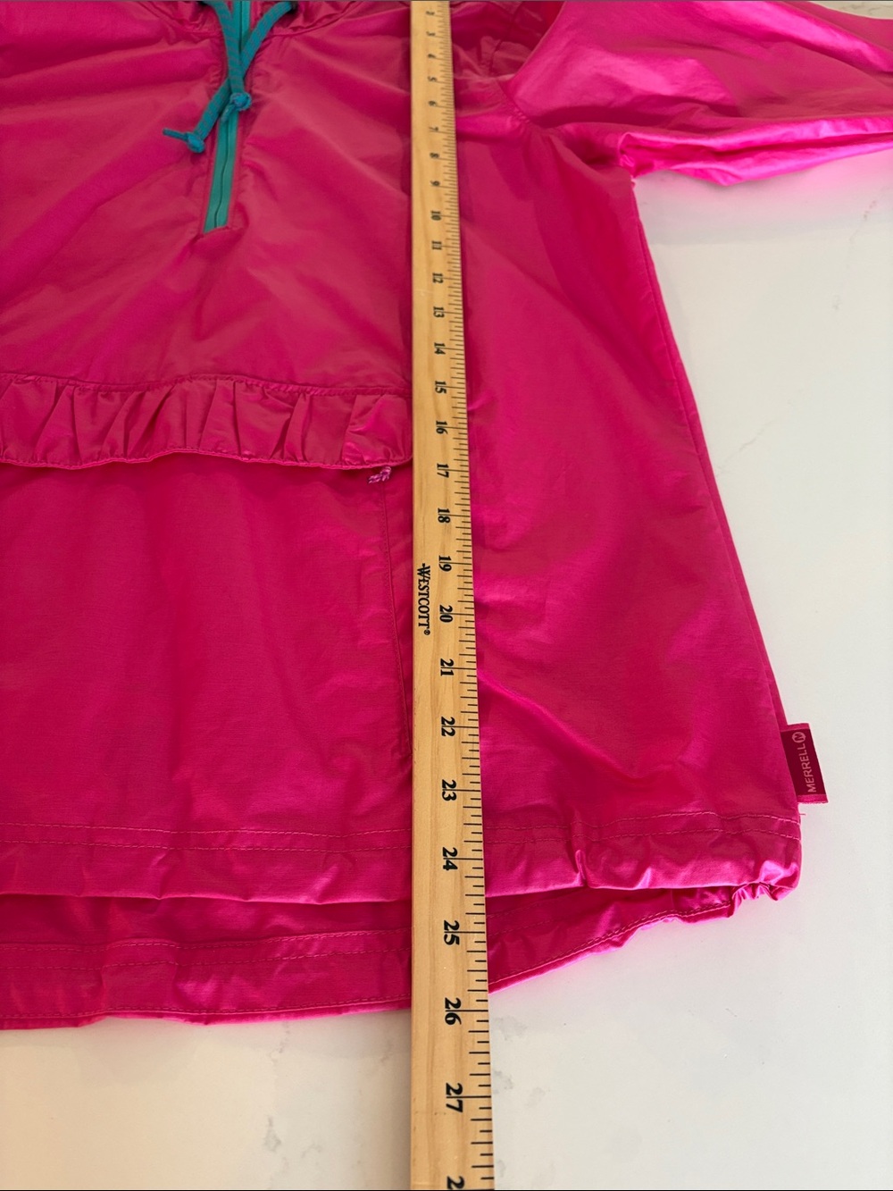Merrell Origins Wind Rush Wind breaker Bright Pink Jacket Pullover Size XS - Picture 5 of 9